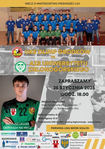 ZAPRASZAMY NA KOLEJNY MECZ OLIMPU